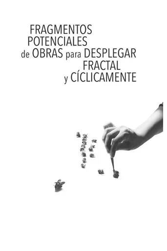 Potential fragments of work to unfold, fractal and cyclical poster