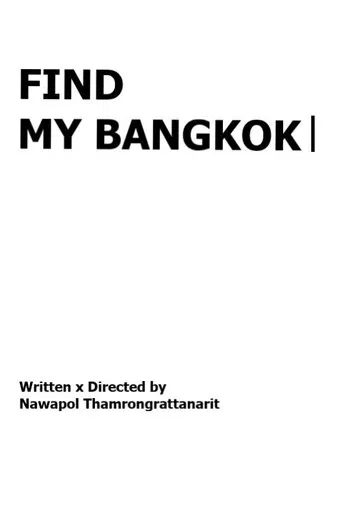 FIND MY BANGKOK poster