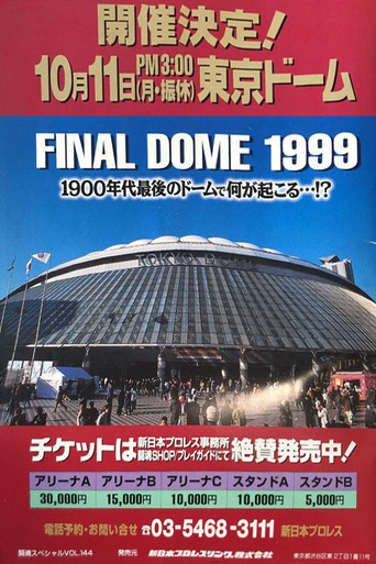 NJPW Final Dome poster