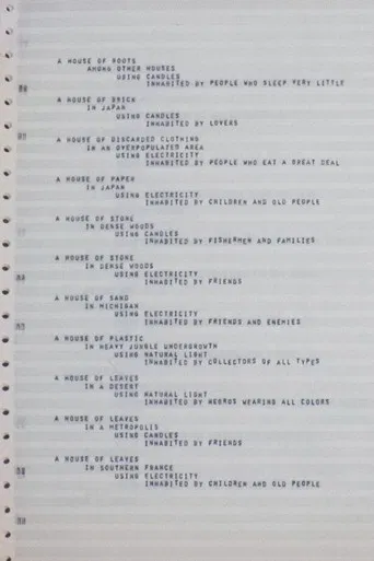 The House of Dust poster