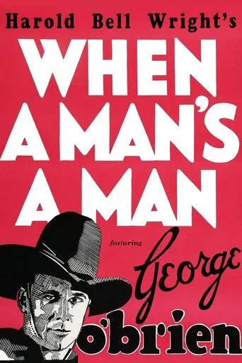 When a Man's a Man poster