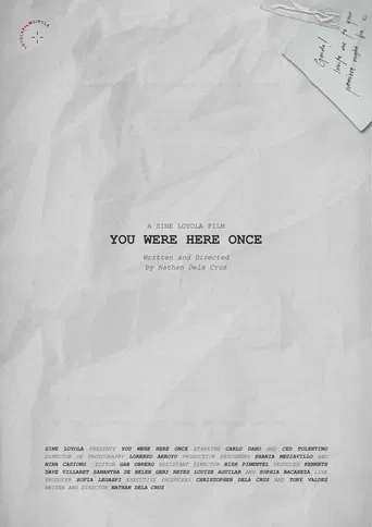 You Were Here Once poster