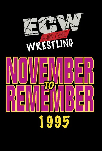 ECW November to Remember 1995 poster