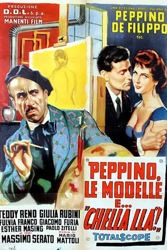Peppino, le modelle e... chella llà poster