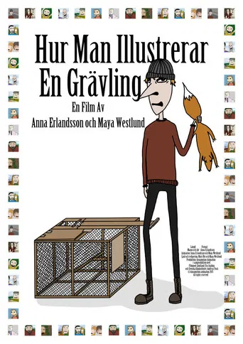 How to Illustrate a Badger poster