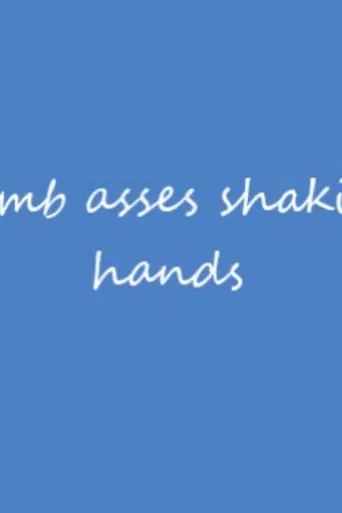 Dumb asses shaking hands poster