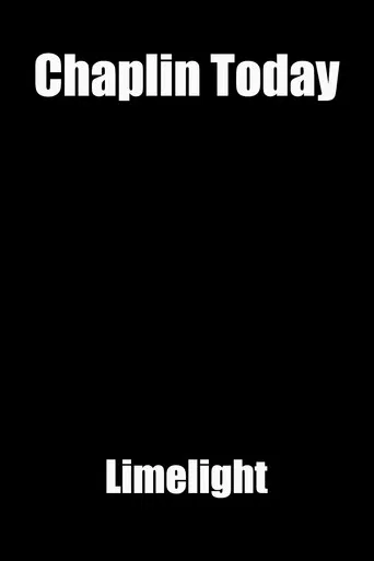 Chaplin Today: Limelight poster