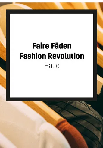 Faire Fäden - lokal nachhaltige Kleidung poster