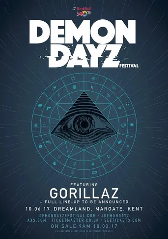 Gorillaz: Demon Dayz Festival poster
