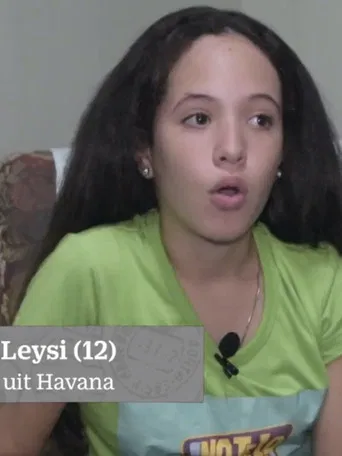 Leysi over media in Cuba poster