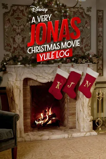 A Very Jonas Christmas Movie Yule Log poster