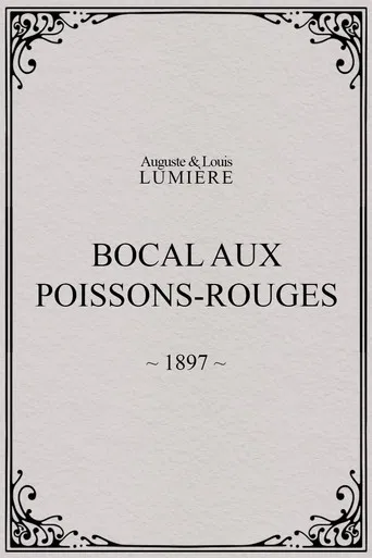 Bocal aux poissons rouges poster