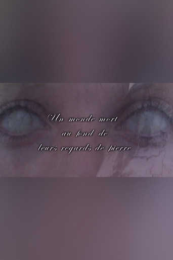 Un monde mort au fond de leurs regards de pierre poster