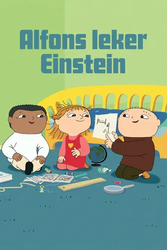 Alfons leker Einstein poster