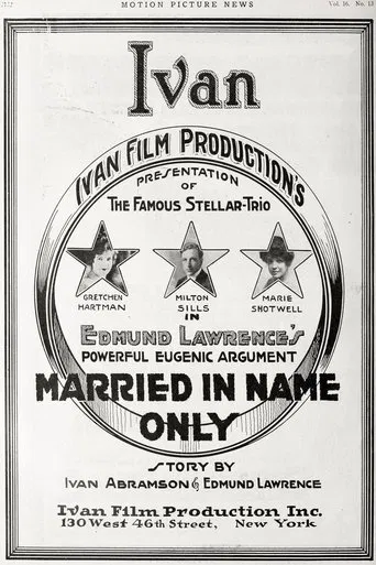 Married in Name Only poster