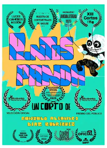 Puntos panda poster