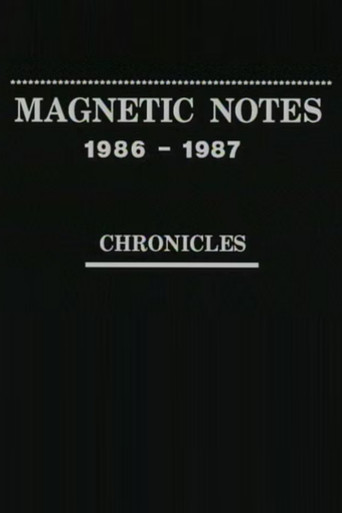 Magnetic Notes, 1986-1987 poster