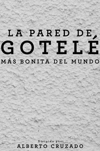 La pared de gotelé más bonita del mundo poster