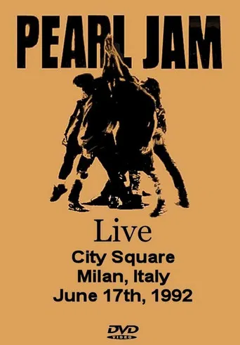 Pearl Jam:  Live In Milan '92 poster