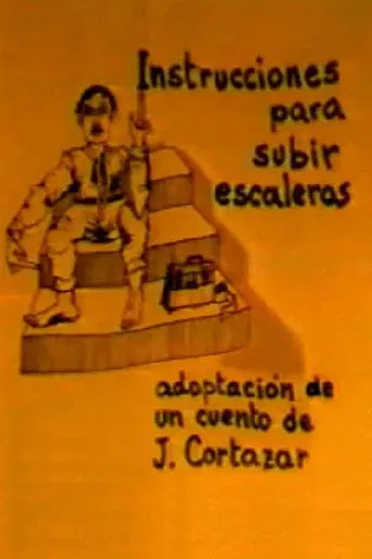 Instrucciones para subir escaleras poster