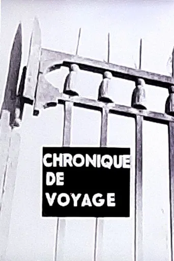 Chronique de voyage poster