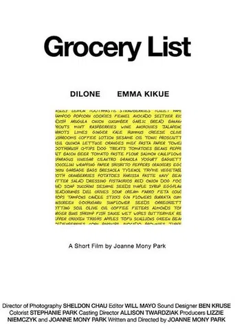 Grocery List poster