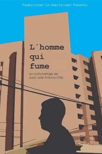 L'homme qui fume poster