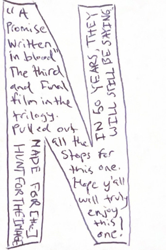 A Promise Written in Blood poster