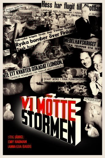 Vi mötte stormen poster