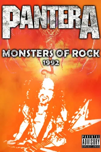 Pantera: Live at Monsters of Rock Italy poster