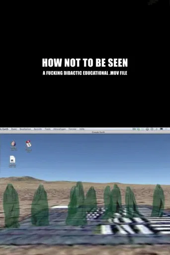 How Not to Be Seen: A Fucking Didactic Educational .MOV File poster