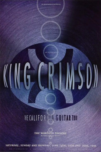 King Crimson - Live at the Warfield Theatre 1995 poster