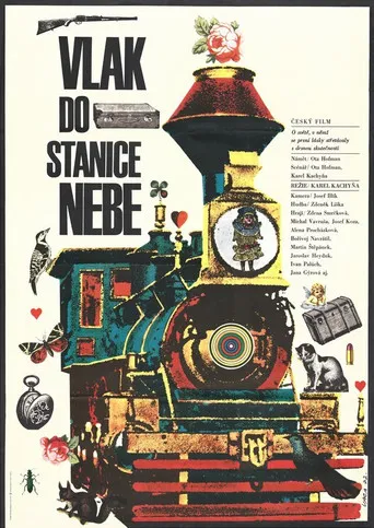 Vlak do stanice Nebe poster