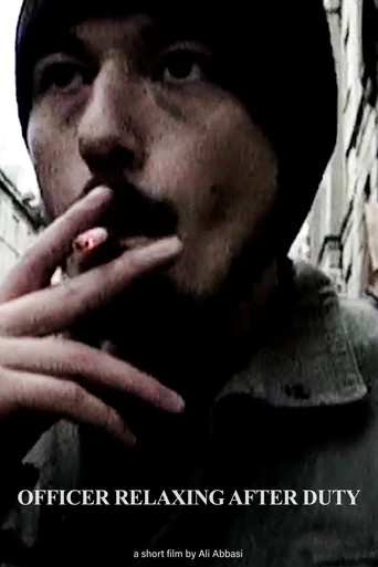 Officer Relaxing After Duty poster