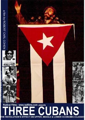 THREE CUBANS poster