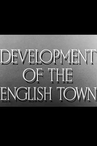 Development of the English Town poster