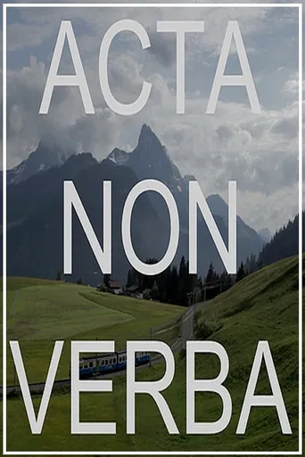 Acta Non Verba poster