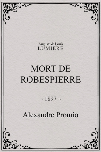 Mort de Robespierre poster