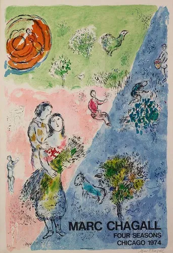 The Gift: Four Seasons Mosaic of Marc Chagall poster