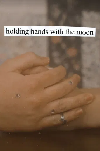holding hands with the moon poster