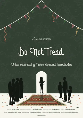 Ikke tråkk på teppet poster