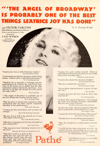 The Angel of Broadway poster