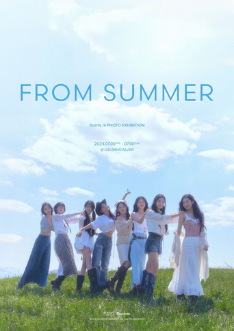 fromis_9's Summer Night poster