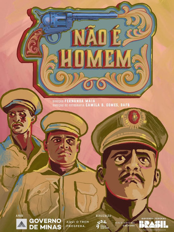 Não é homem poster