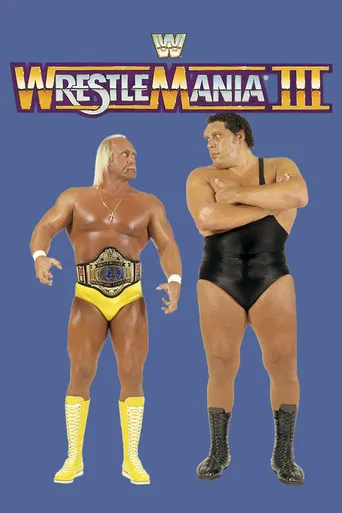 WWE WrestleMania III poster
