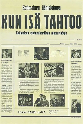 Kun isä tahtoo… poster
