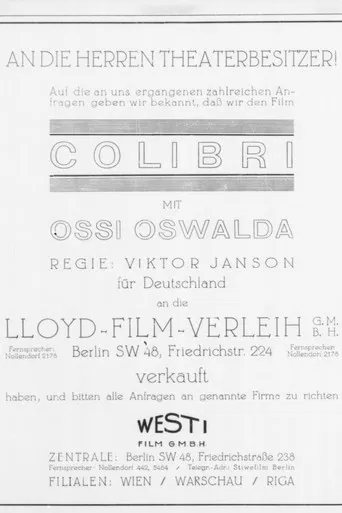 Colibri poster