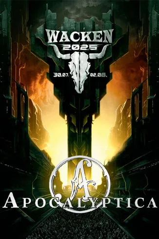 Apocalyptica Live at Wacken 2025 poster