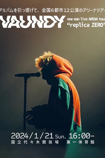 Vaundy one man live ARENA tour "replica ZERO" poster