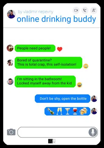 Online Drinking Buddy poster